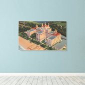 Sint-Petersburg, Florida - antenne van Don Ce-Sar Canvas Afdruk (Insitu (Houten vloer))