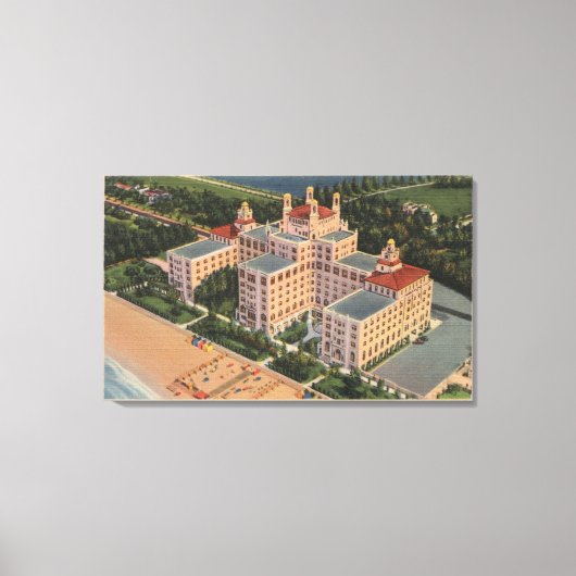 Sint-Petersburg, Florida - antenne van Don Ce-Sar Canvas Afdruk (Voorkant)