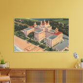 Sint-Petersburg, Florida - antenne van Don Ce-Sar Canvas Afdruk (Insitu (Woonkamer))