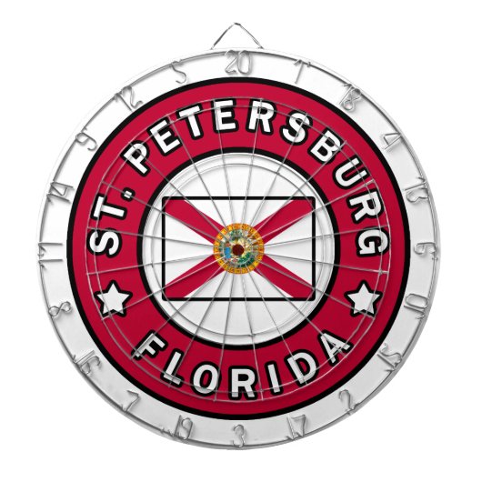 Sint-Petersburg Florida Dartbord (Voorkant)