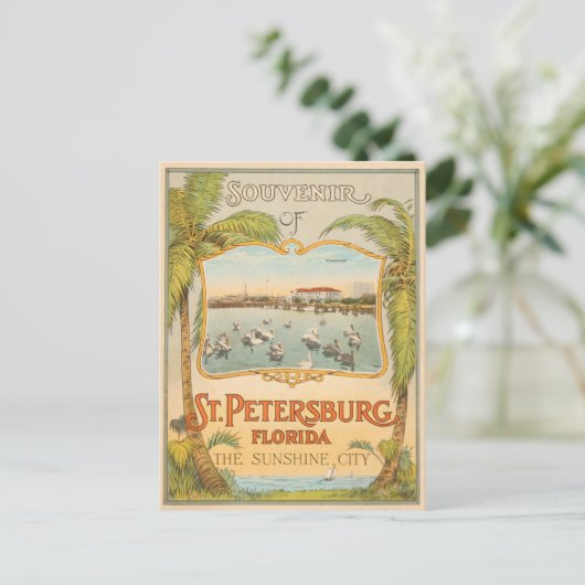 Sint-Petersburg Florida de Zonnestad  Briefkaart (Staand voorkant)