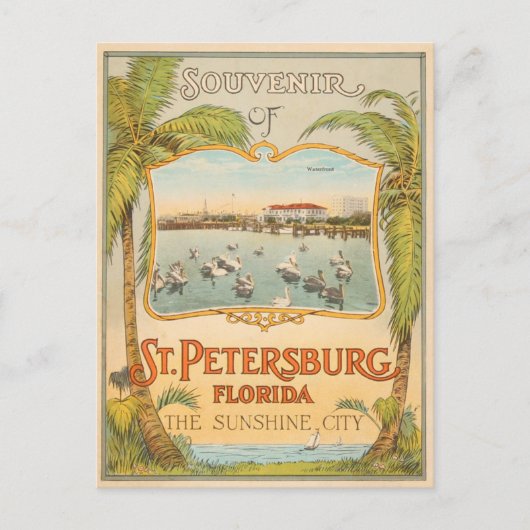 Sint-Petersburg Florida de Zonnestad  Briefkaart (Voorkant)