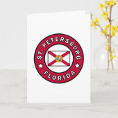 Sint-Petersburg Florida Kaart (Gele Bloem)