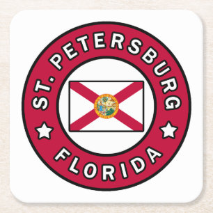 Sint-Petersburg Florida Kartonnen Onderzetters