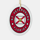 Sint-Petersburg Florida Keramisch Ornament (Rechts)