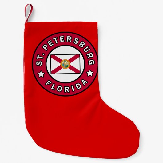 Sint-Petersburg Florida Kleine Kerstsok (Voorkant)