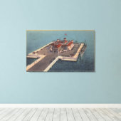 Sint-Petersburg, Florida - Luchtvaart van miljoene Canvas Afdruk (Insitu (Houten vloer))