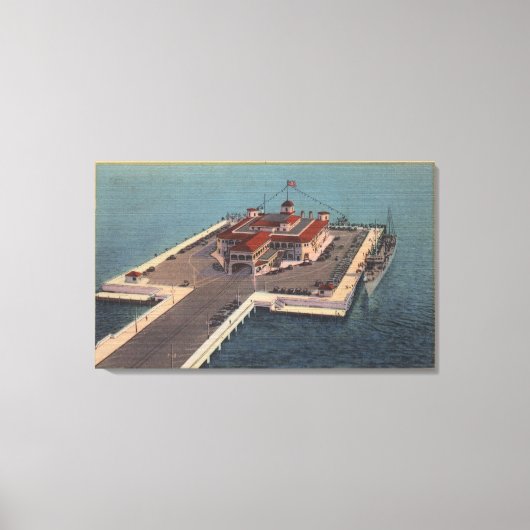 Sint-Petersburg, Florida - Luchtvaart van miljoene Canvas Afdruk (Voorkant)