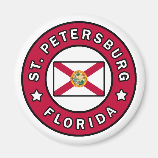Sint-Petersburg Florida Magneet (Voorkant)