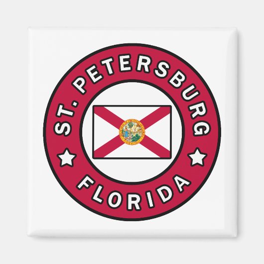 Sint-Petersburg Florida Magneet (Voorkant)