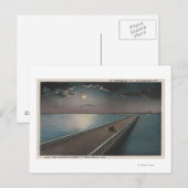 Sint-Petersburg, Florida - Nacht Uitzicht van Briefkaart (Voorkant / Achterkant)