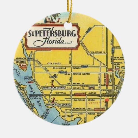Sint-Petersburg Florida Ornament (Voorkant)