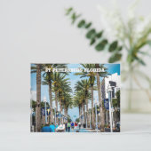 Sint-Petersburg, Florida Palm Trees Briefkaart (Staand voorkant)
