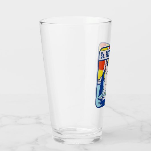 Sint-Petersburg, Florida - Pint Glass Glas (Rechts)