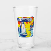 Sint-Petersburg, Florida - Pint Glass Glas (Voorkant)