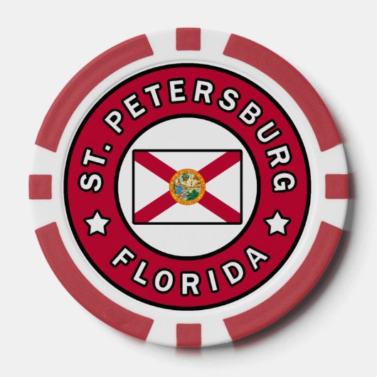Sint-Petersburg Florida Poker Chips (Voorkant)