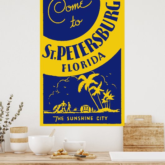  Sint-Petersburg Florida Poster (Keuken)