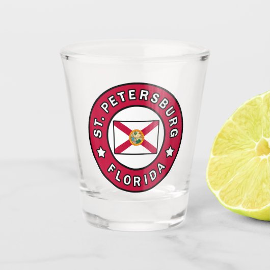 Sint-Petersburg Florida Shot Glas (Voorkant)