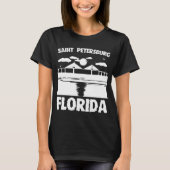 Sint-Petersburg, Florida - Skyway Bridge Design T-shirt (Voorkant)