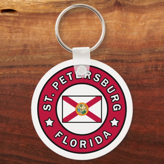 Sint-Petersburg Florida Sleutelhanger (Voorkant)