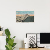 Sint-Petersburg, Florida - Uitzicht miljoen dollar Poster (Thuiskantoor)