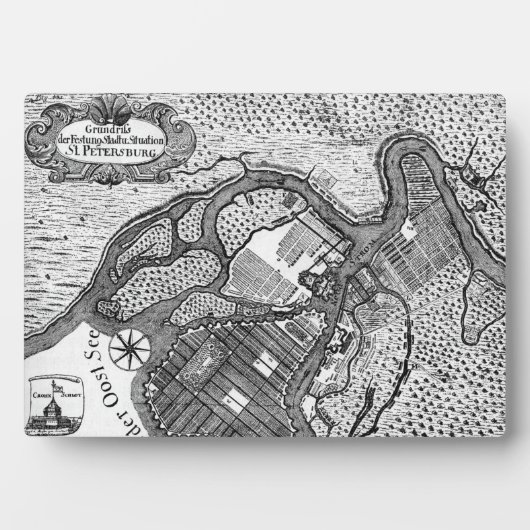 Sint-Petersburg Fotoplaat (voorkant)