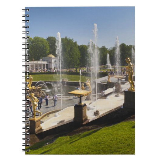 Sint-Petersburg, Grote Cascade-fonteinen Notitieboek (Voorkant)