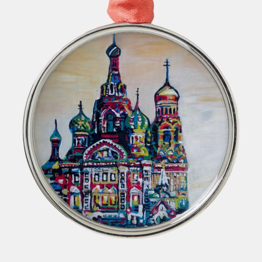 Sint-Petersburg I Metalen Ornament (Voorkant)