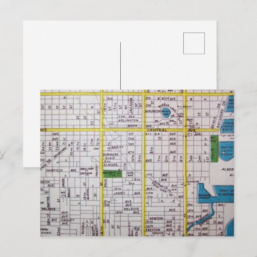 Sint-Petersburg,  kaart van FL (Voorkant / Achterkant)