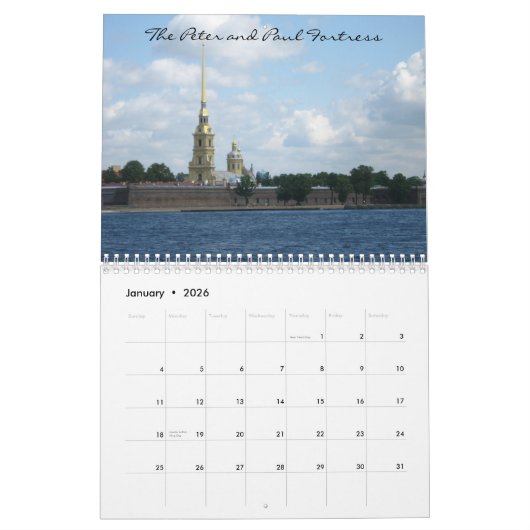 Sint-Petersburg Kalender (Jan 2026)