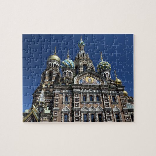 Sint-Petersburg kerk, Rusland Legpuzzel (Horizontaal)