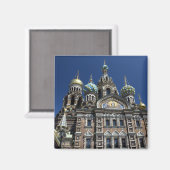 Sint-Petersburg kerk, Rusland Magneet (Voorkant / Achterkant)