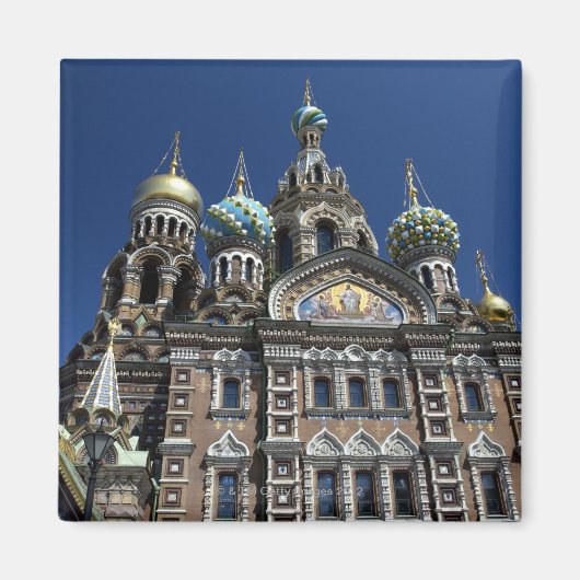 Sint-Petersburg kerk, Rusland Magneet (Voorkant)