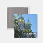 Sint-Petersburg, Kerk van de Verlosser op Bloed Magneet (Voorkant / Achterkant)
