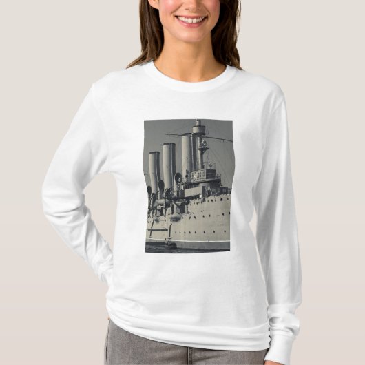 Sint-Petersburg, Kruiser Aurora T-shirt (Voorkant)