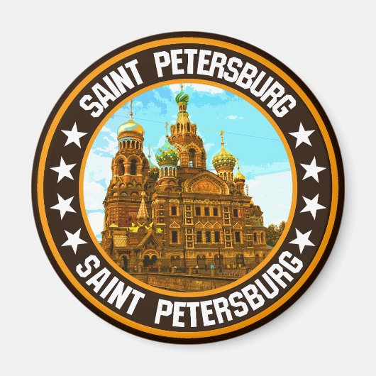 Sint-Petersburg Magneet (Voorkant)