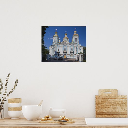 Sint-Petersburg, Mariinsky, Nikolsky Cathedraal Poster (Keuken)