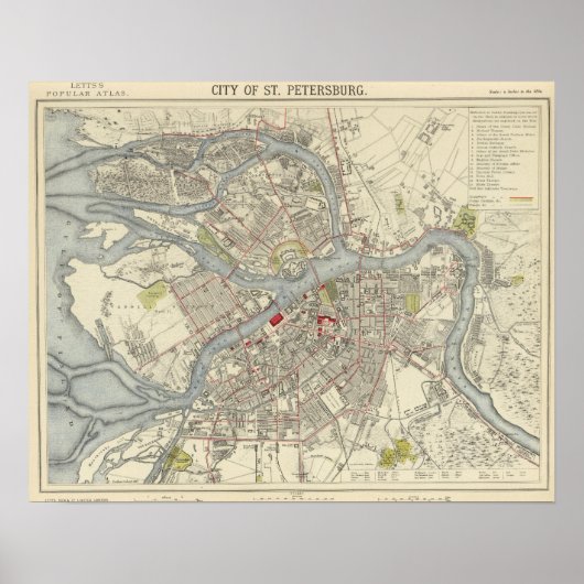 Sint-Petersburg Poster (Voorkant)