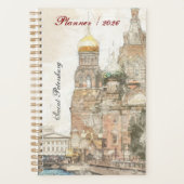 Sint-Petersburg Rusland 2026 Planner – Elegant (Voorkant)