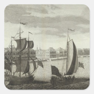 Sint-Petersburg, Rusland 2 Vierkante Sticker