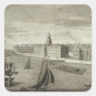 Sint-Petersburg, Rusland 7 Vierkante Sticker