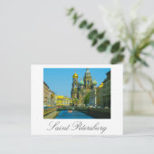 Sint-Petersburg Rusland Briefkaart (Staand voorkant)