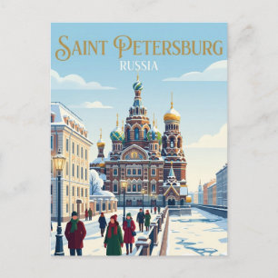 Sint-Petersburg Rusland Briefkaart