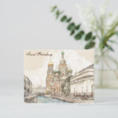 Sint-Petersburg, Rusland Briefkaart (Staand voorkant)