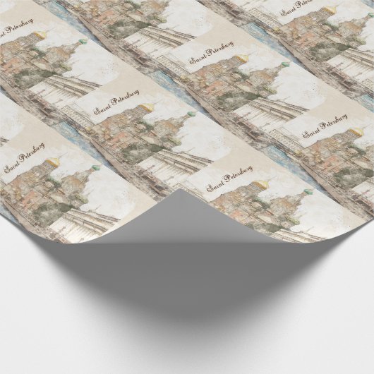 Sint-Petersburg, Rusland Cadeaupapier (Hoek)