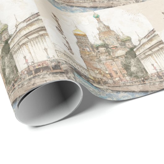Sint-Petersburg, Rusland Cadeaupapier (Rol Hoek)