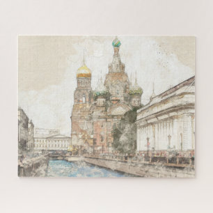 Sint-Petersburg Rusland Jigsaw Puzzel – Cadeaubox