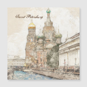 Sint-Petersburg Rusland Kunst – Elegant stadsbeeld