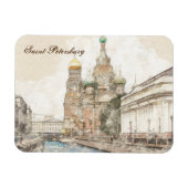 Sint-Petersburg, Rusland Magneet (Horizontaal)