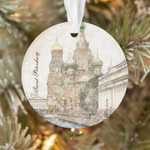 Sint-Petersburg Rusland Ornament – Reissouvenir